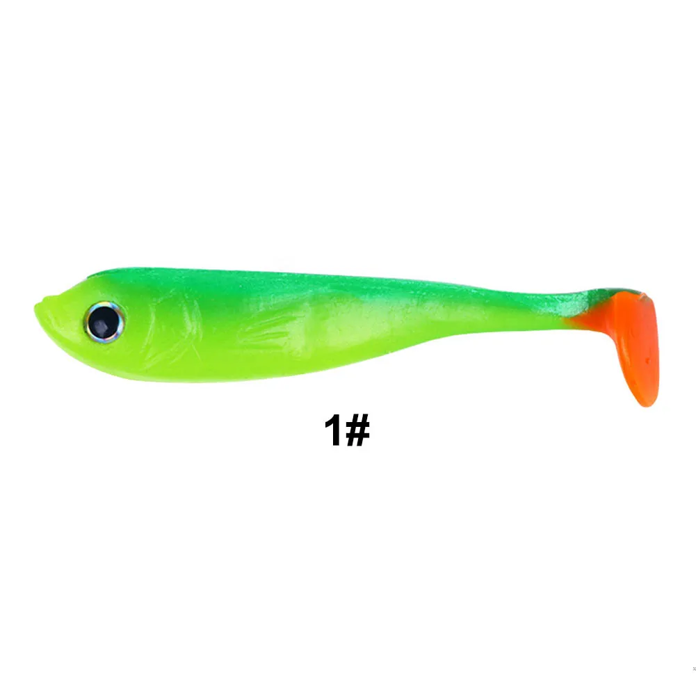 

Fishing Lures Fishing Baits Fittings Parts Replacement Silica Gel Soft Bait T-Tail 3-Color 3g 6.5cm Accessories