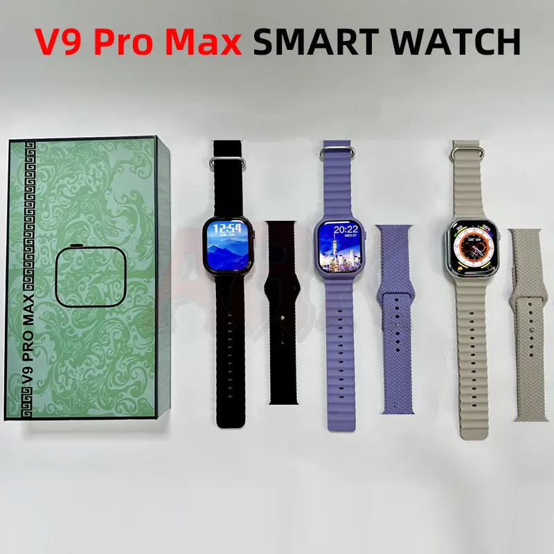 

Оригинальные Смарт-часы V9 Pro Max для женщин и мужчин с компасом 49 мм, умные часы серии V9Promax 9 для Xiaomi PK HK9 DT8 Z8 W68 W59 DT7, часы 8