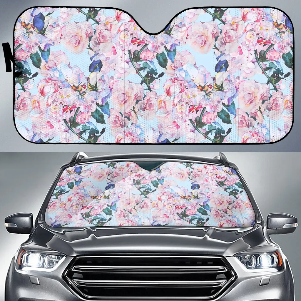 

Blossom Floral Flower Pattern Print Car Sun Shade