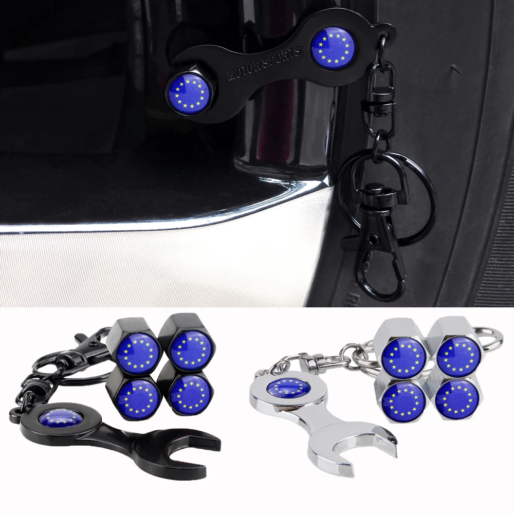 Колпачки для клапанов автомобильных колес колпачки с логотипом Европейского