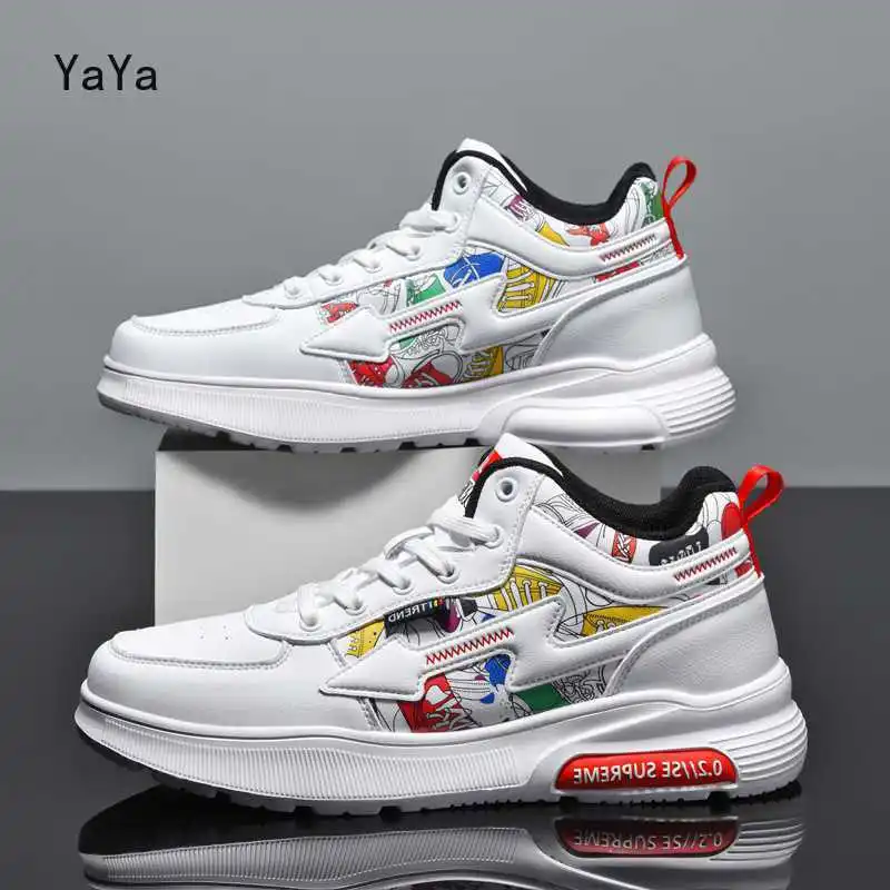 Mens running Shoes No-slip Male White Shoes Hard-wearing Sports and Leisure Zapatillas Hombre 2022 New Casual Sneakers Men shoes