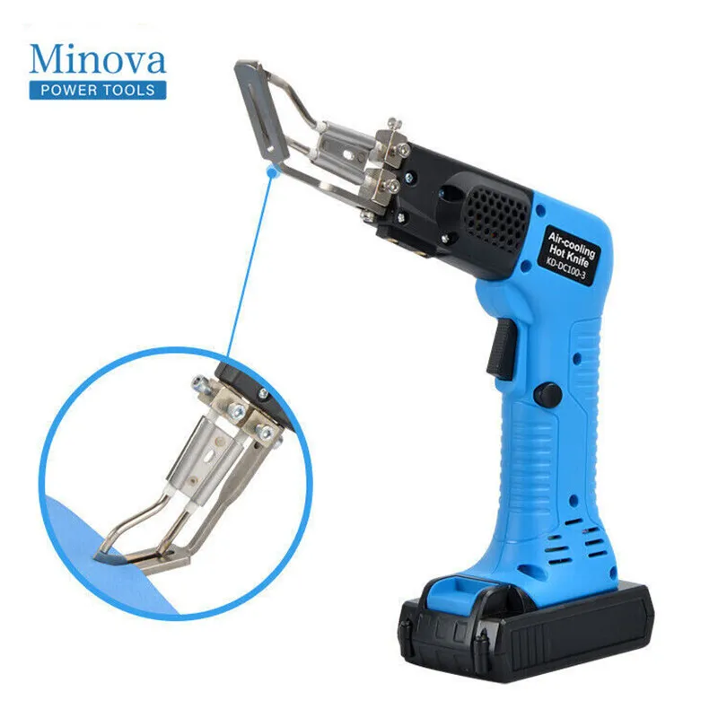 

Minova Air-cooling Cordless Handheld Hot Knife Rope Cutter KD-DC100-3