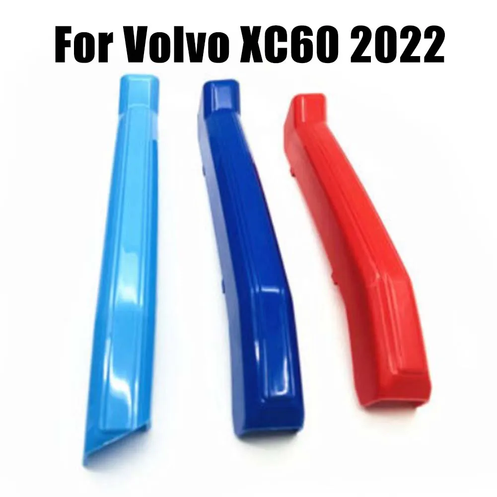 

2022 Center Mesh Grille Grill Strip Cover Grille Cover Clips High Quality 3 Colors 3PCS/1Set Brand New For Volvo 2022 XC60