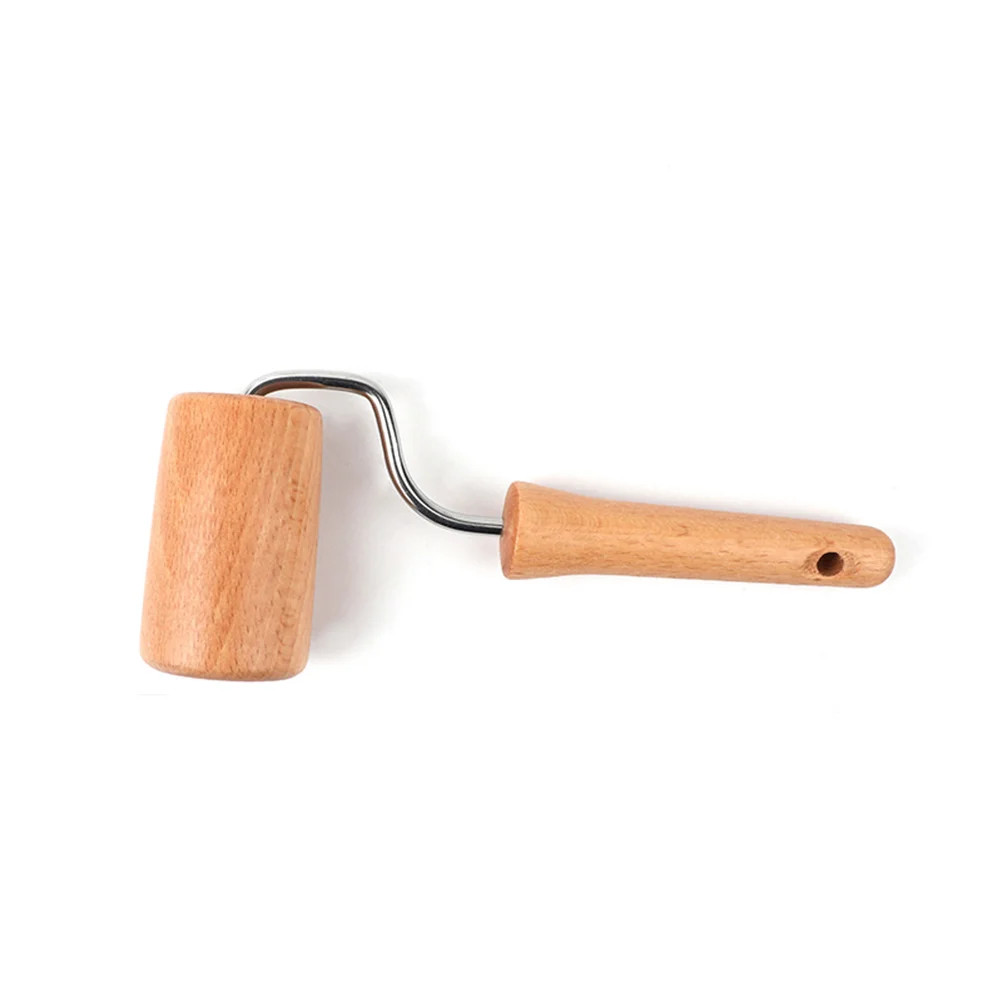 

2 Pcs Embossing Rolling Pin Pizza Dough Roller Pastries Wood Baking Cookie
