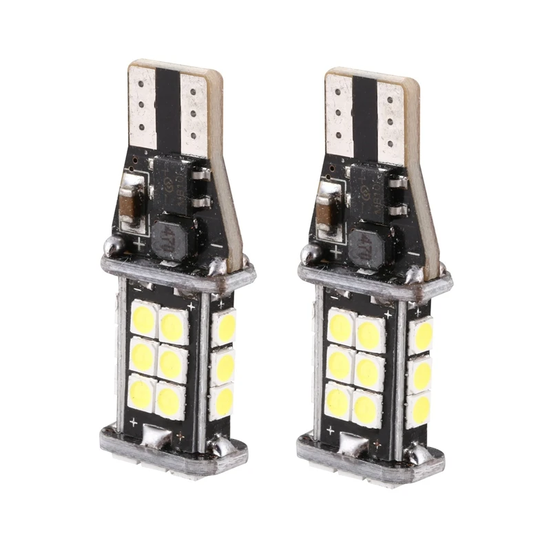 

2Pc Error Free 921 912 T10 T15 W16W Led Reverse Light, 24Smd 3030 Led Bulb 1500 Lumens Extremly Bright