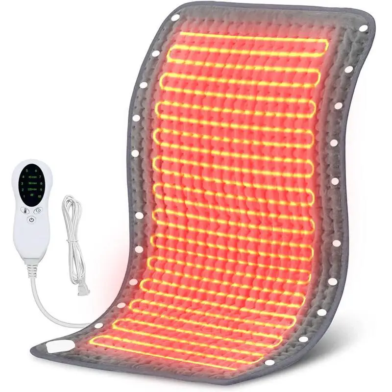 

Heating Pad Electric Heated Jacket Warmer Pads Safety & Energy Saving Electric Heating Pad for Neck and Shoulders Perfect Gifts