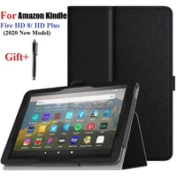 case for fire hd 8 2020 hd 8 plus case tablet stand cover for kindle fire 2020 8 0 lightweight flip stand for fire hd 7 pen