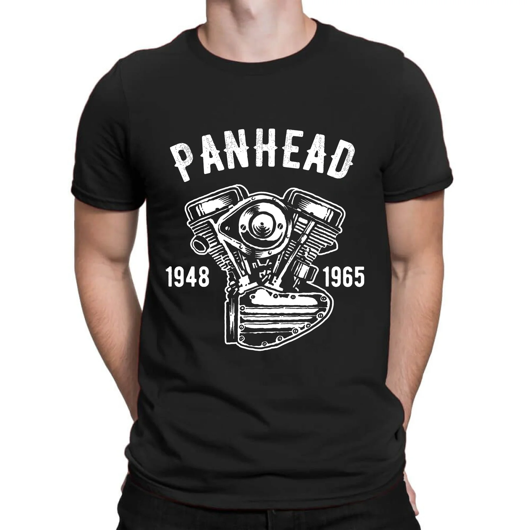 

Amazing Casual Oversized Panhead Engine 1948 1965 Motorcycles Old School Choppers T-shirt Men T-shirts Graphic Streetwear S-3XL