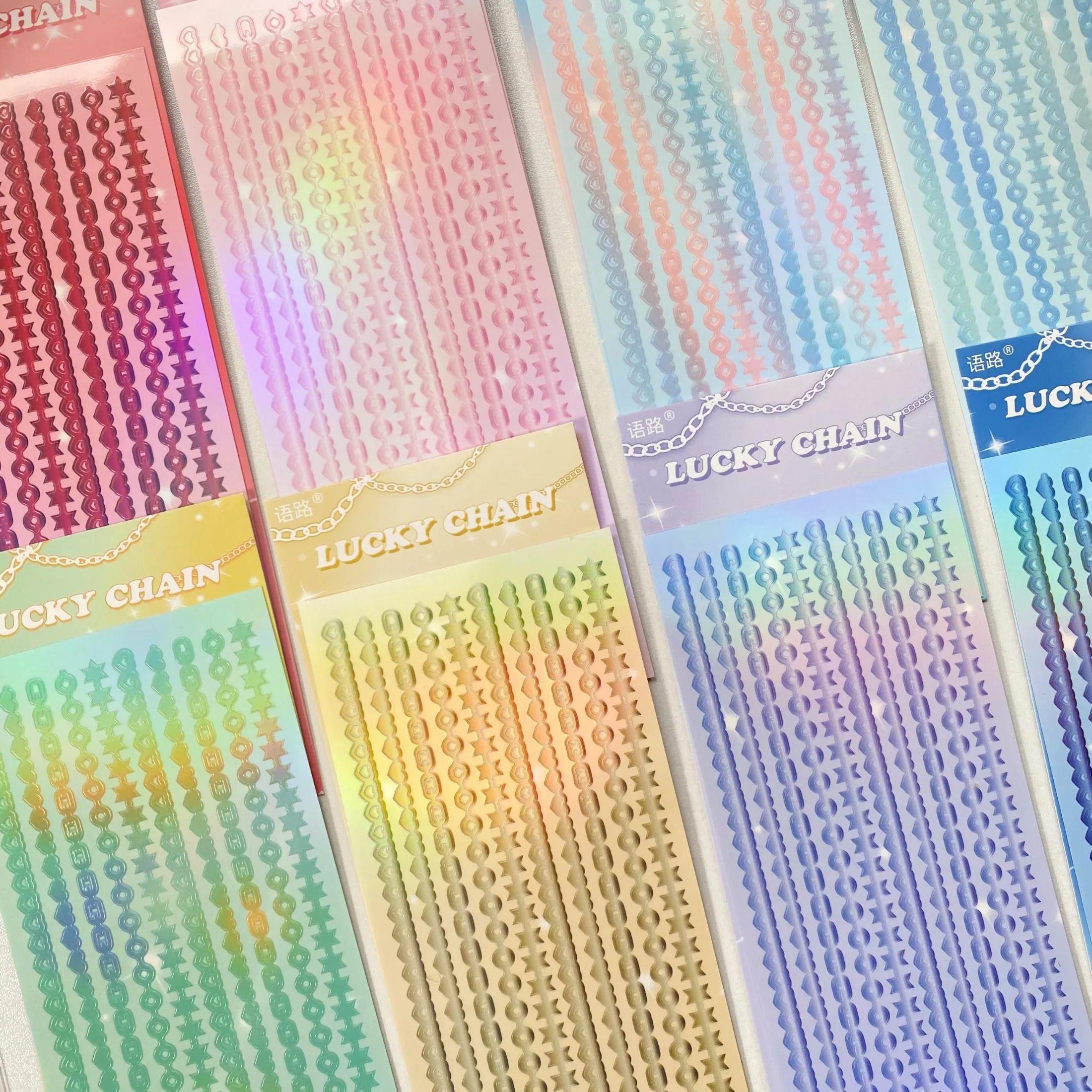 Декоративная цепочка для фотографий наклейка сделай сам скрапбукинг кавайный