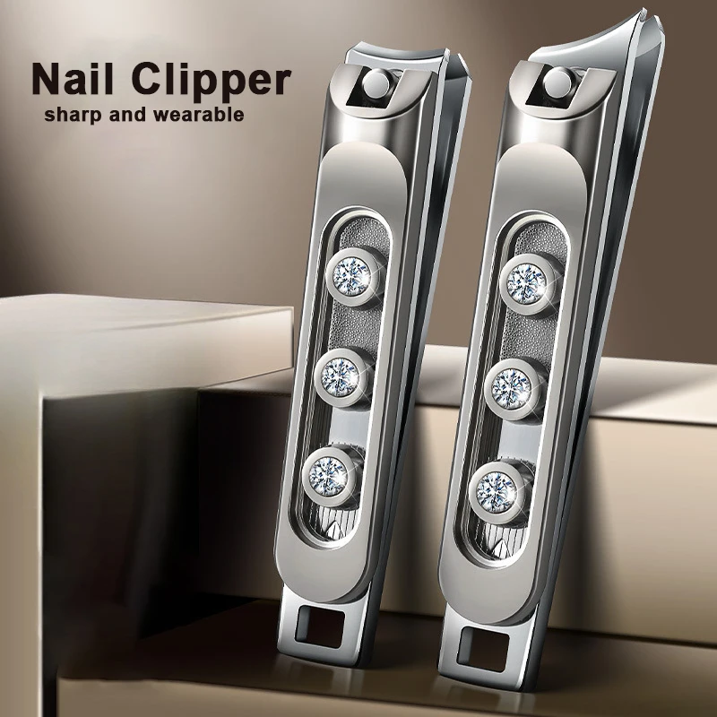 1 шт. кусачки для ногтей диагональные из титановой стали большой пуховик