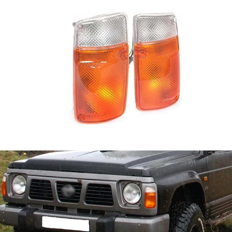 Corner Light Indicator Signal Lamp Replace for Nissan Patrol GQ Y60 1987 1988 1989 1990 1991 1992 1992 1993 1994 Corner Lamps