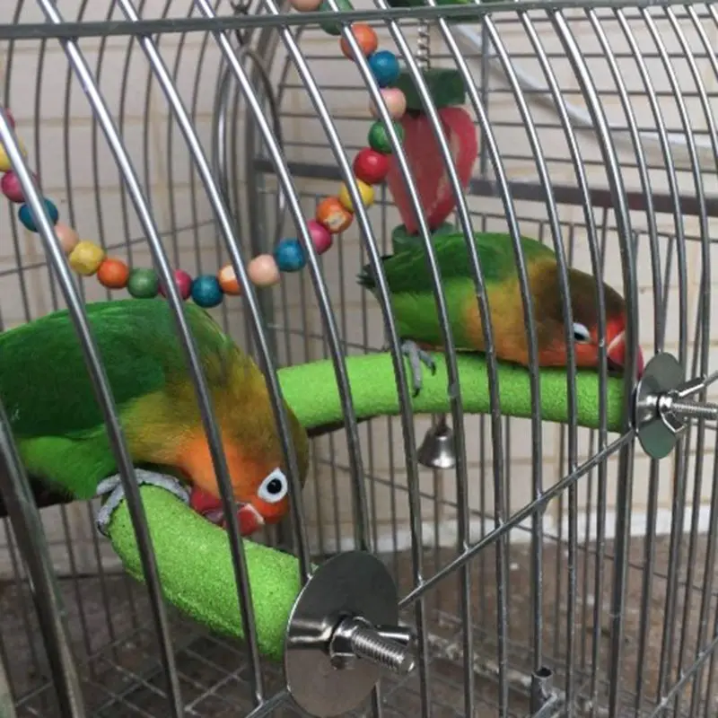 Подставка для попугая окуня деревянная U-образная подставка ногтей