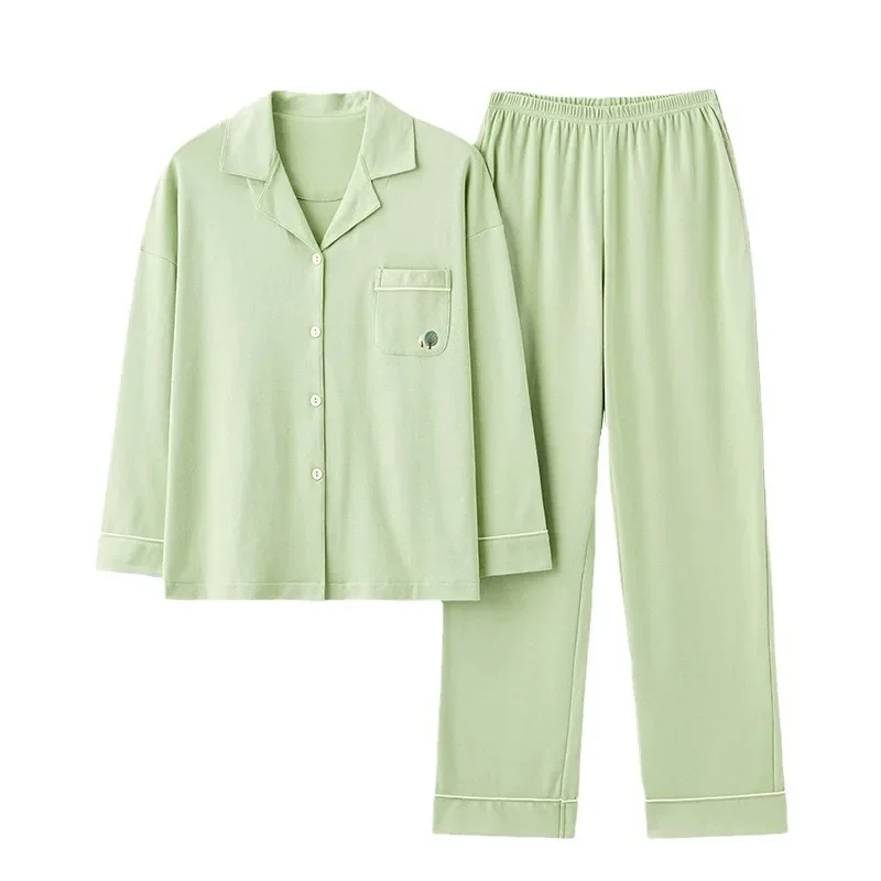 Tinefu одежда для сна из чистого хлопка с длинными рукавами женская милая свежая