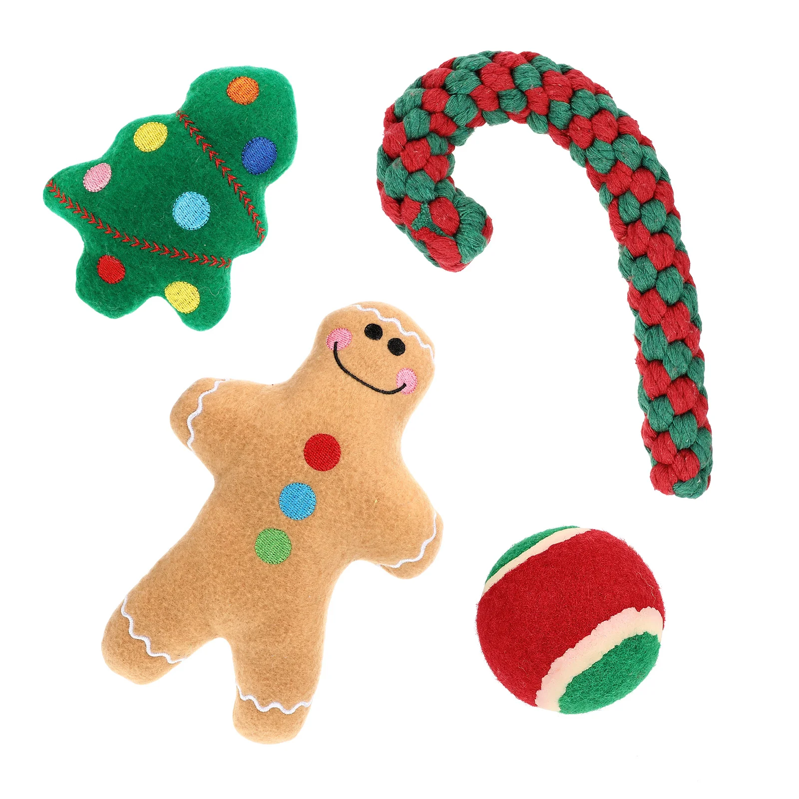 

4pcs Interactive Dog Puppy Funny Dog Dog Interactive Puppy Puzzle Dog Squeaky