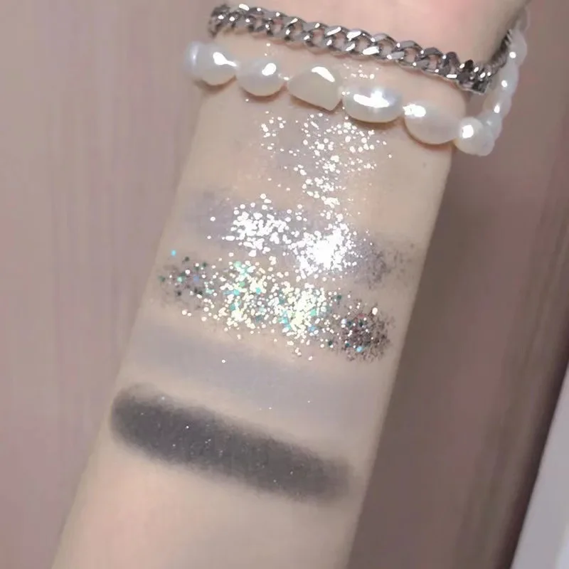 Палитра теней для век в стиле панк Smokey Акриловые Матовые блестящие тени