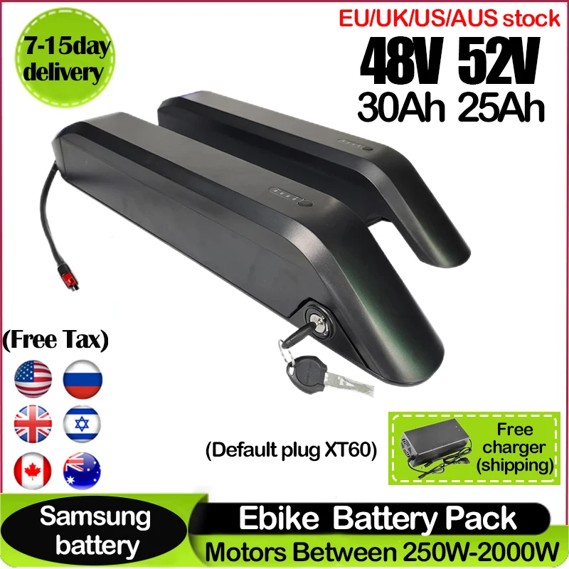 Сменный литиевый аккумулятор Ebike 48 В 52 20 30 Ач 1040 Втч Reention Kirin для Magicycle Ariel Rider Kepler