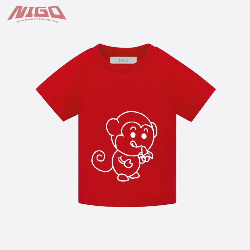 

NIGO Boys' Round Neck Short Sleeve T-Shirt #nigo35533