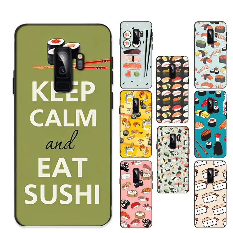 

Food Sushi Phone Case for Samsung S20 lite S21 S10 S9 plus for Redmi Note8 9pro for Huawei Y6 cover