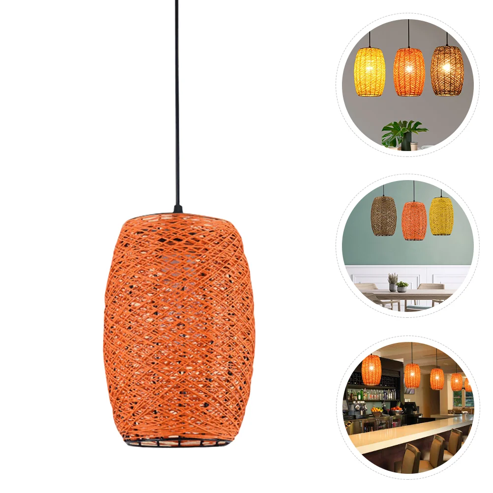 

Rattan Pendant Lamp Hand Woven Pendant Lighting Minimalist Bird Nest Lampshade Rattan Chandelier for Home Living Room Bar Cafe