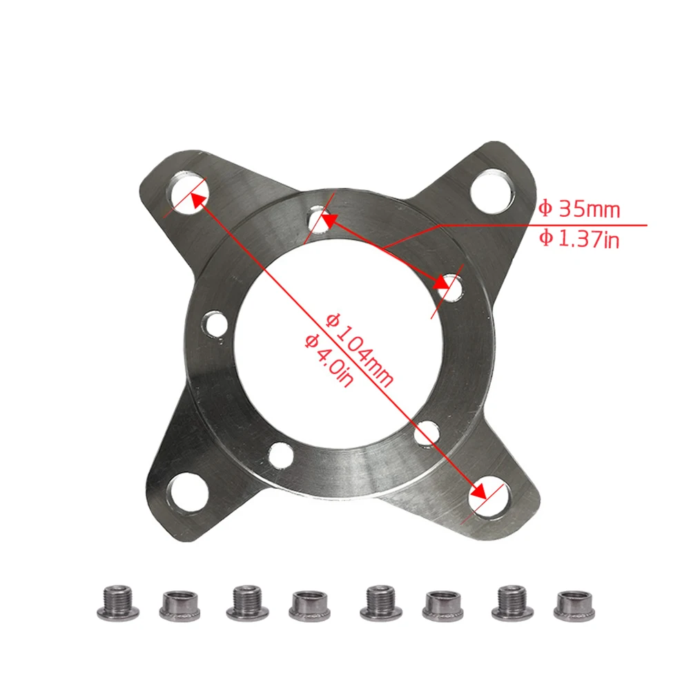 MOTSUV комплект шатунов для электронного велосипеда 104BCD 32T адаптеров звездочки