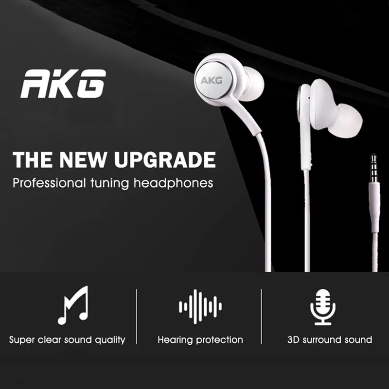 Наушники Samsung EO IG955 AKG наушники-вкладыши с микрофоном 3 5 мм проводная гарнитура для