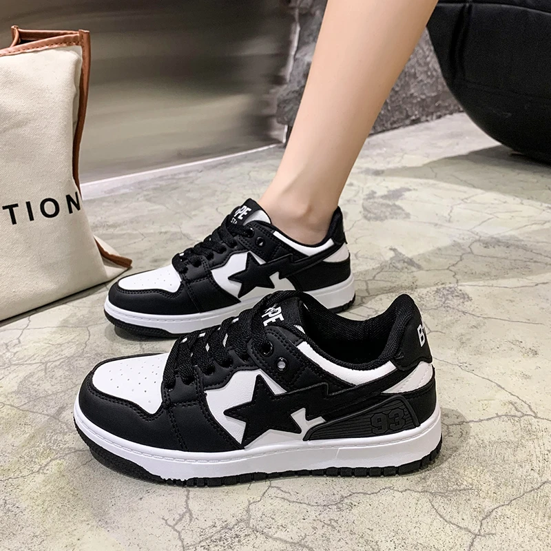 

2023 New Casual Sneakers Trend Mixed Colors Star Running Sport Shoes Tennis Shoes Basketball Trainers Walking Jogging Sneakers