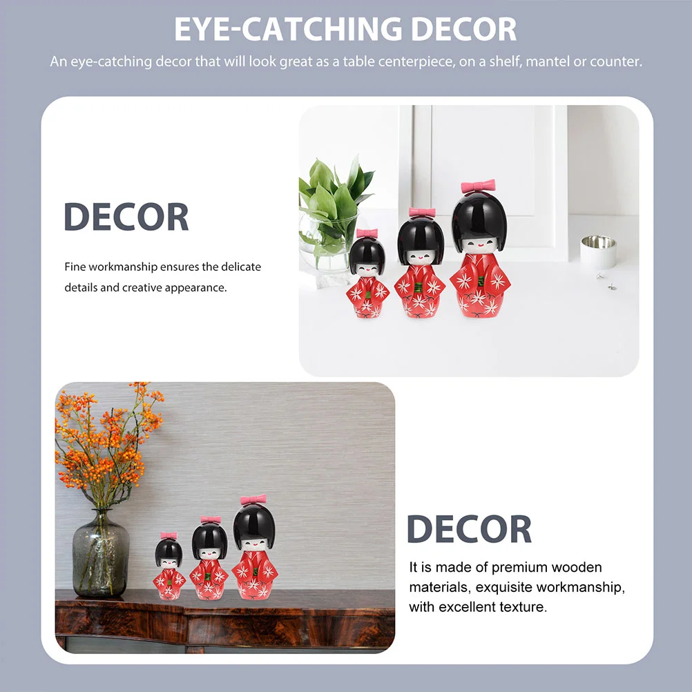 Игрушечное японское кимоно традиционные ремесленные украшения скульптуры и