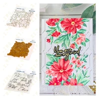 2022 new arrival modern script sentiments metal cutting dies stampshot foil scrapbook diary decoration embossing template