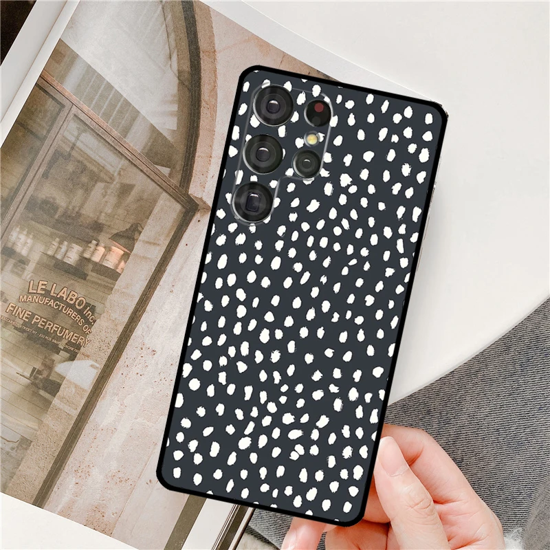 Фото Чехол для телефона с маской далматина Sea Green Mauve для Samsung Galaxy S25 Ultra S9 S10 S20 S21 S22 S23 S24 Plus S24 FE Bumper Cover №4