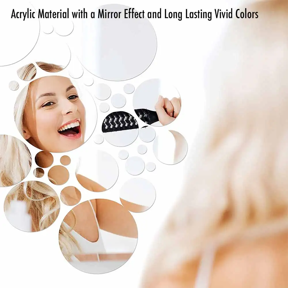 Наклейка Настенная круглая на зеркало акриловая |