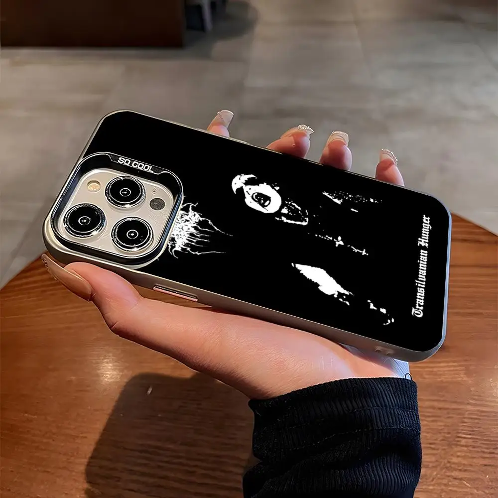 Чехол для телефона Heavy Metal Band D-Darkthrone матовый серебристый чехол Iphone 16 15 14 Pro 13 12 Plus 11 7