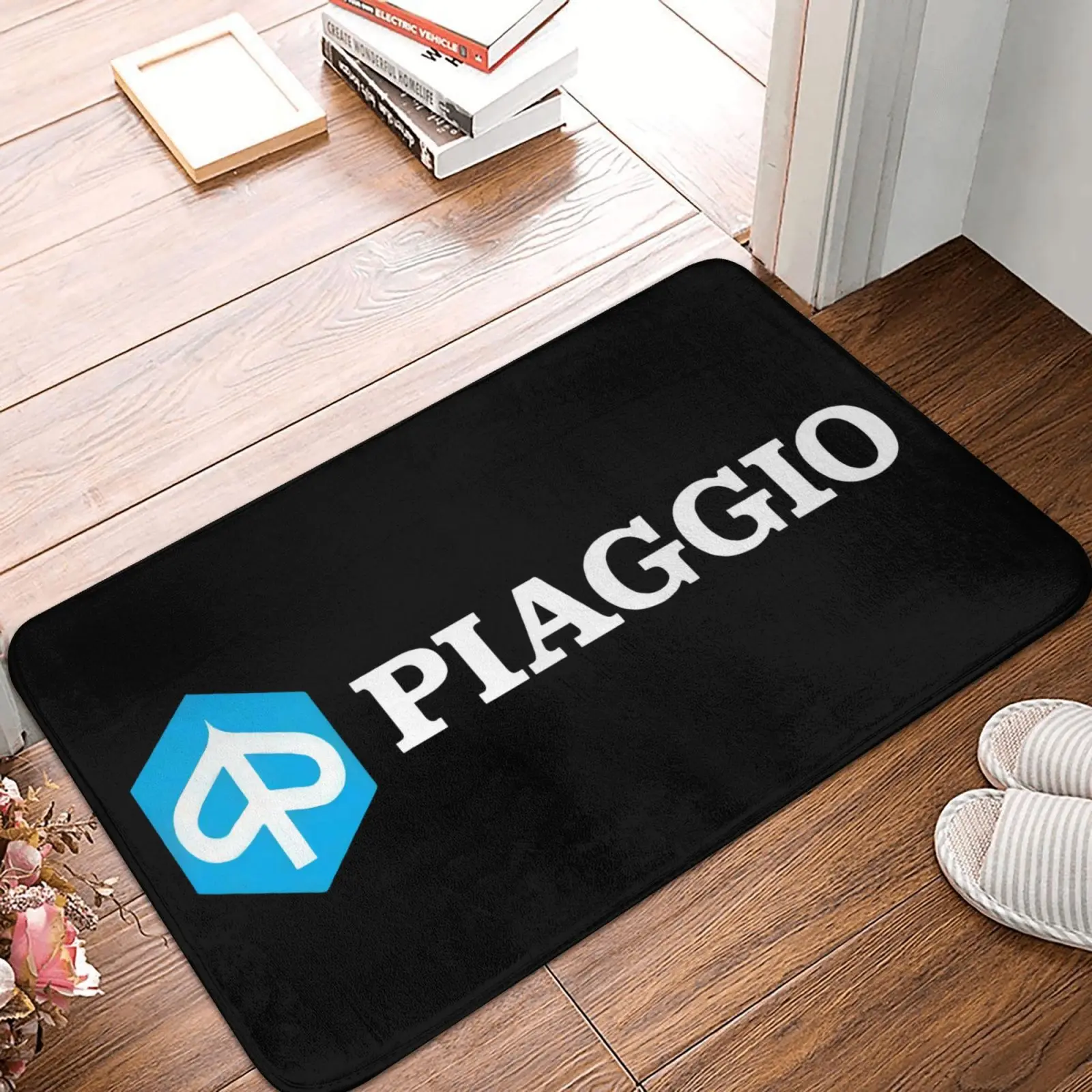 

Велосипедный скутер Piaggio с флагом, Мопед, коврики для гостиной, мужской ковер с переплетением по краям, журнальный столик, ковер для прихожей...