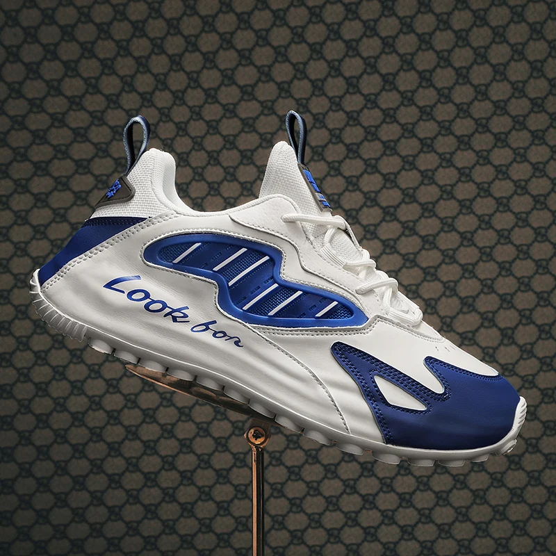 

Повседневная Спортивная обувь для мужчин, новинка зимы 2022, Мужская модная универсальная уличная дорожная обувь на толстой подошве для мужч...