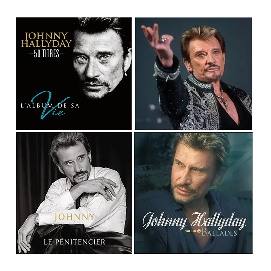 

Алмазная 3D вышивка, Набор для вышивки крестиком 5D «сделай сам», с круглой квадратной вышивкой, новый французский певец, Джонни, Хэллоуин