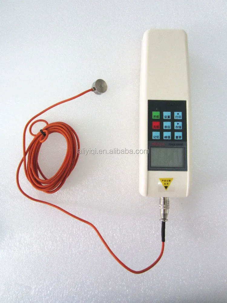 

HF-1K 1000N/100kg digital force gauge with external flunge type sensor