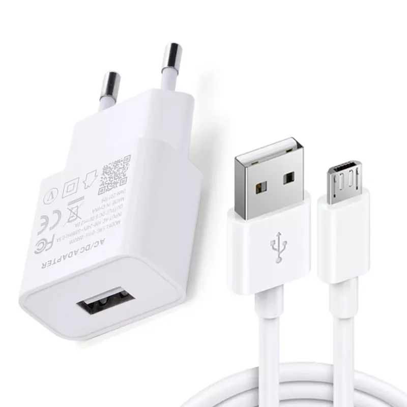 

for Xiaomi redmi Charger 5V 2A EU Type-C Micro USB Cable Phone Charging Adapter FOR Redmi Note 11 10 9 3 4 6 7 8 8T Pro 4X 5 5S