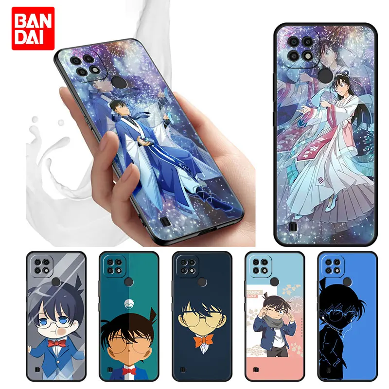 

Cover Case for Realme C21 C21Y C25 C15 C11 2020 C3 C20 5 6 6i 7i 8i 8 Pro Trend Coque Capa Thin Cell Soft Anime Detective Conan