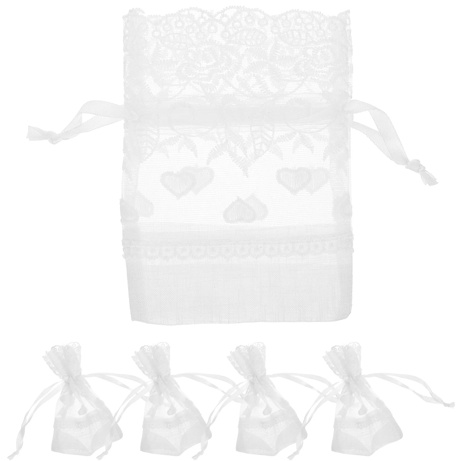 

Gift Bags Small Size Gift Storage Small Bags Mesh Drawstring Tiny Jewelry Earring Goodie