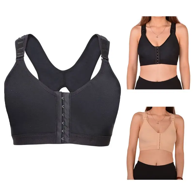 

Женский спортивный бюстгальтер с застежкой спереди и регулируемым ремешком Racerback Bralette