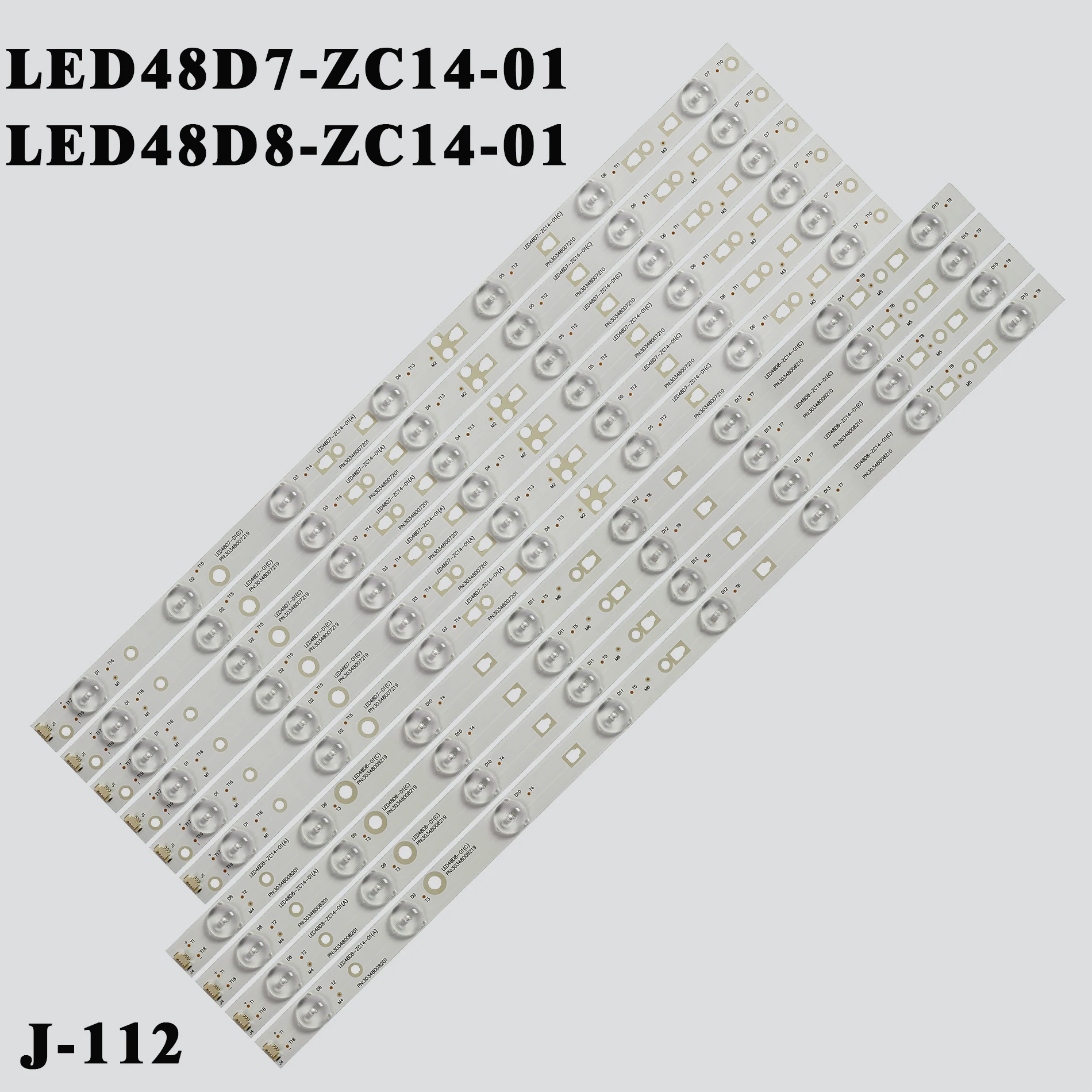 

LED TV backlight LD48U3300 LE48MF7000 LT-48M645 48H310G LD48U3300LS 48A21Y LED48D8-01(B) LED48D7-01 30348008201 30348007201