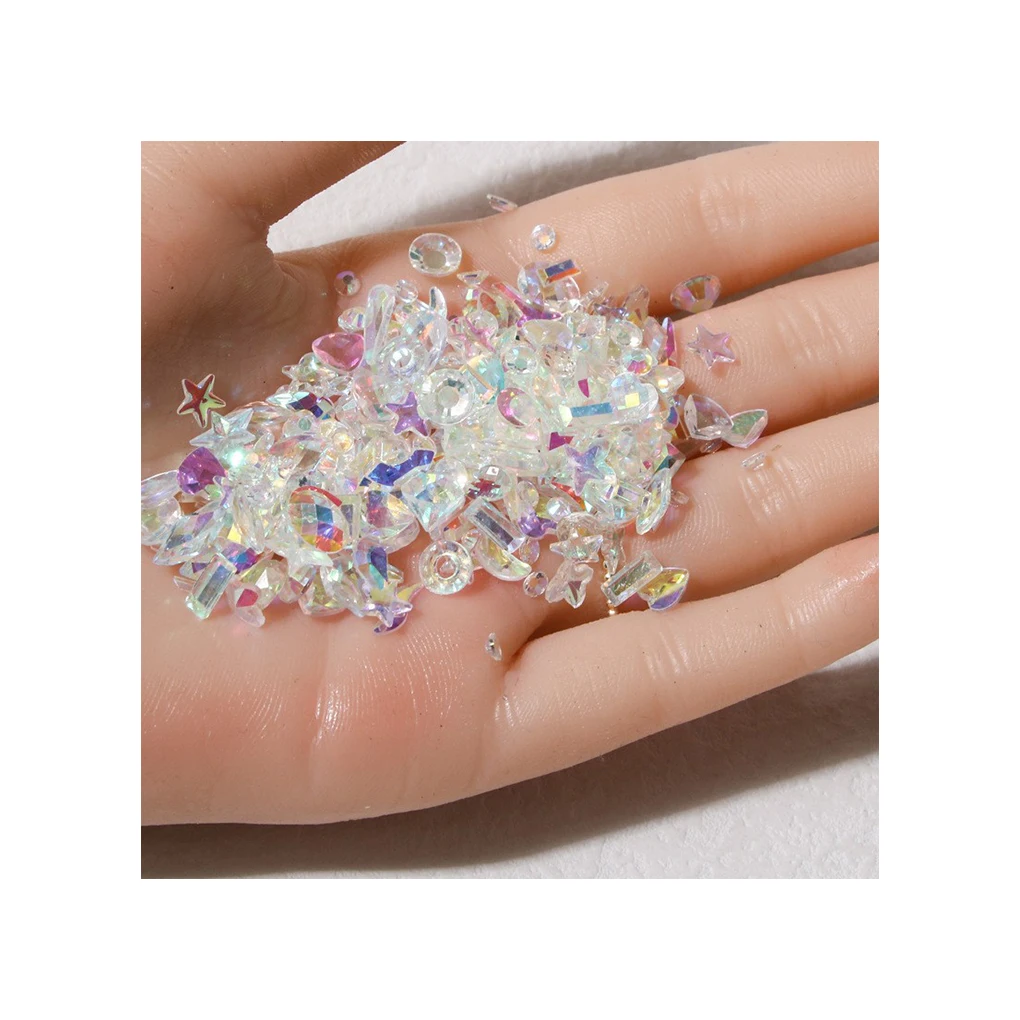 

100 шт., искусственные полимерные украшения для маникюра