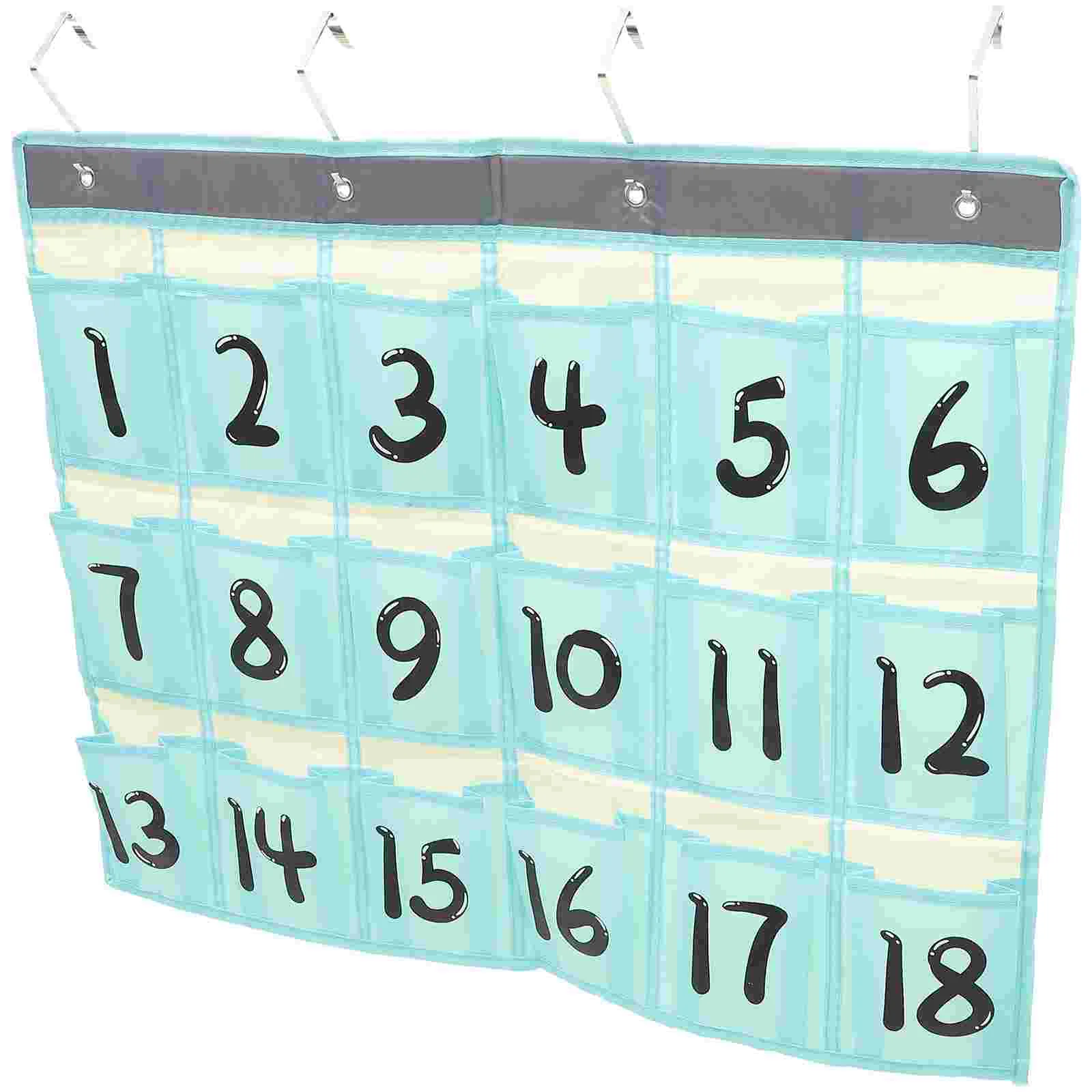 

Over Door Hanging Bag Phone Pocket Bag Classroom Pocket Chart Jewelry Organizer
