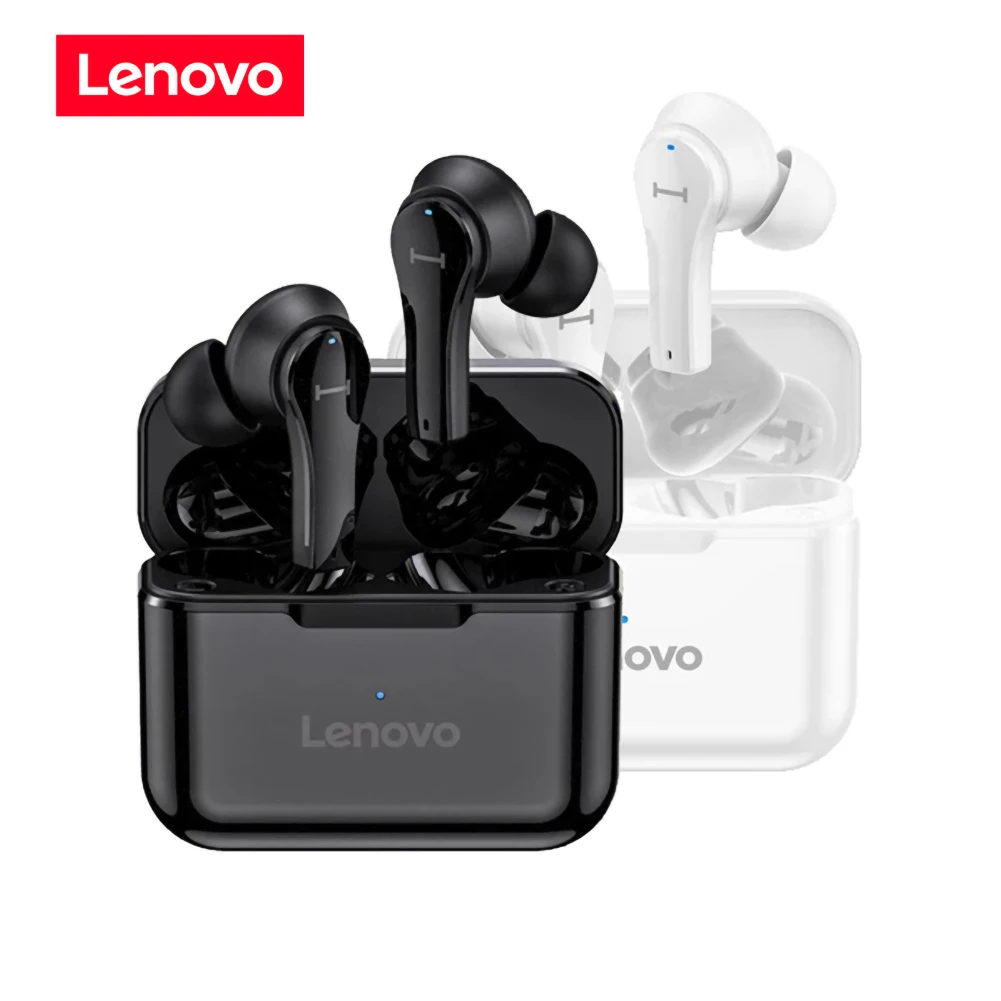 Original Lenovo QT82 Earphone Bluetooth Wireless Headphones Noise-canceling Headphones With Charging Box Headset For All Phones