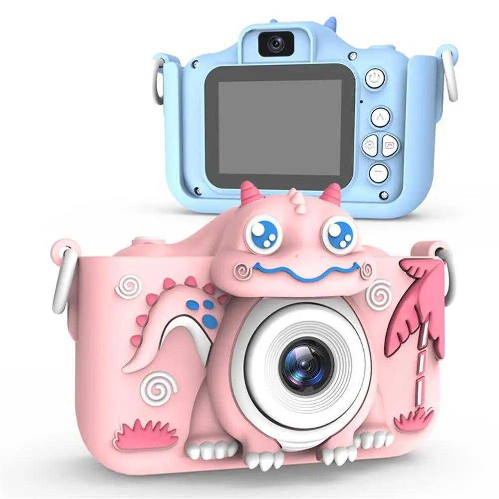 

Mini Kids Camera Photography Toy Children's Camera Cartoon Cute Camera Educational Toy 4000w True Hd Dual-cameras Waterproof