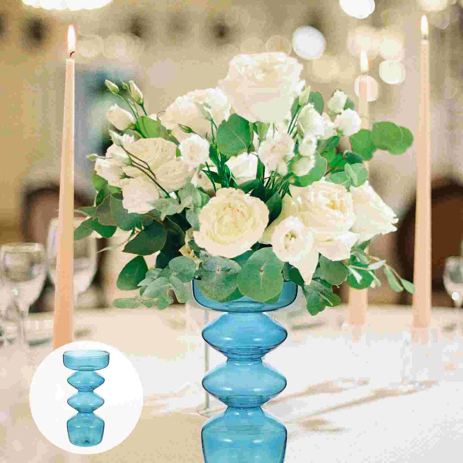 

Vaseflower Vasesbud Floral Decorative Planter Bubble Hydroponic Table Pot Desktop Clear Centerpiece Bottle Holder Farmhouse