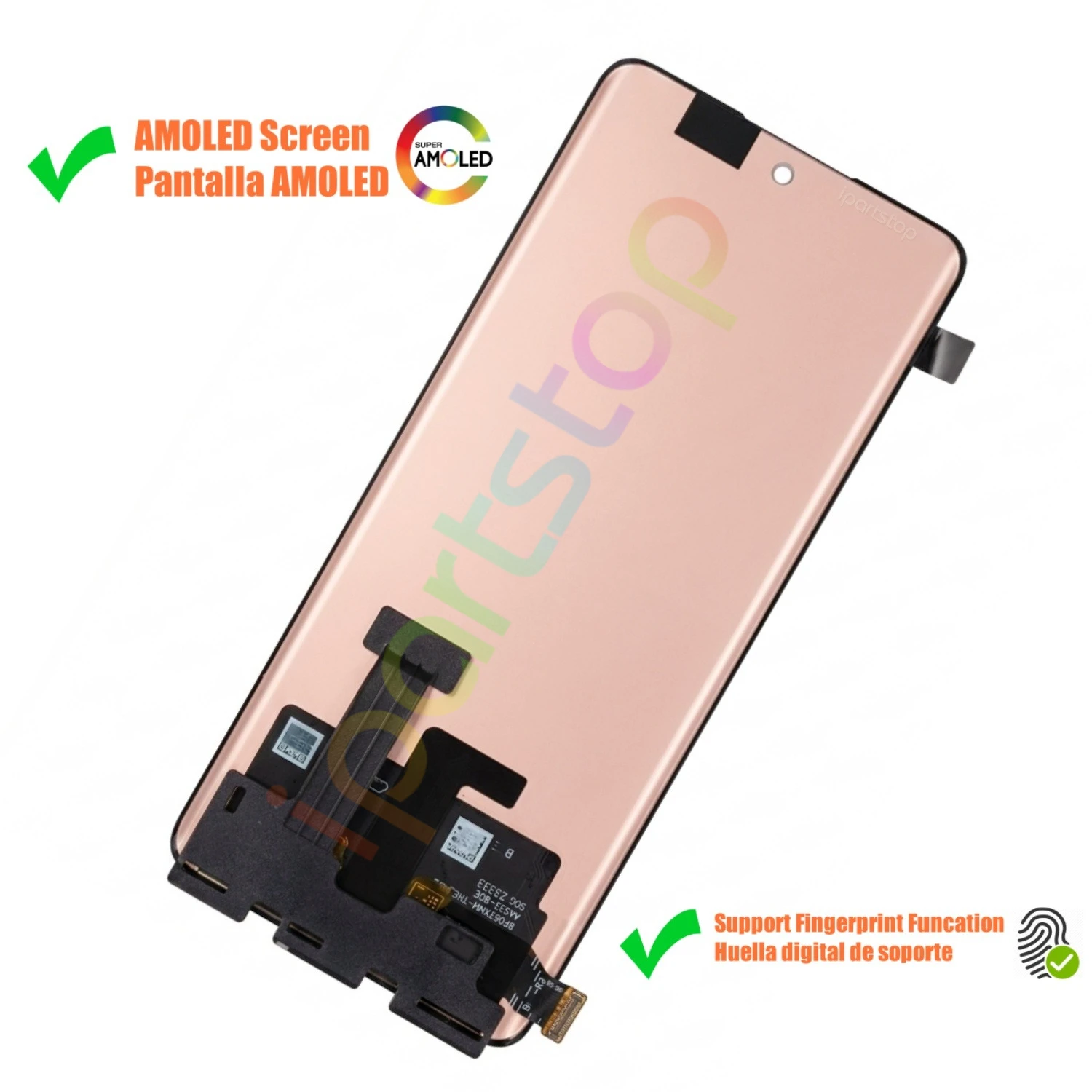 Фото iParts Новый дисплей для OPPO Realme 11 Pro RMX3771 11 Pro+ Plus 5G RMX3740 RMX3741 120 Гц AMOELD сенсорный экран с рамкой OEM №3