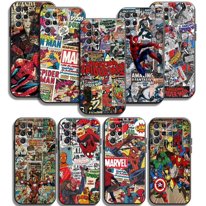 

Marvel Comics Phone Cases For Samsung Galaxy A21S A31 A72 A52 A71 A51 5G A42 5G A20 A21 A22 4G A22 5G A20 A32 5G A11 Funda