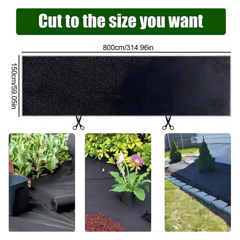 Садовая пейзажная ткань барьерный барьер сверхмощная подъездная дорога садовый