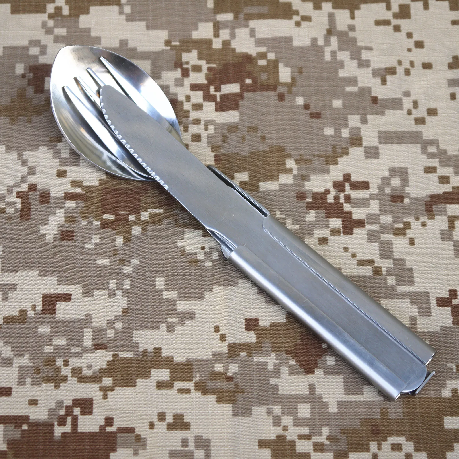 4 шт. складные столовые приборы из нержавеющей стали