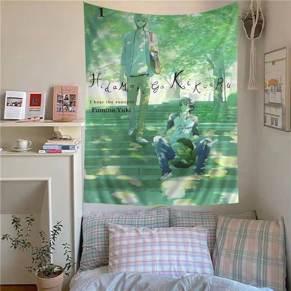 Hidamari Ga Kikoeru подвесной богемный гобелен Таро хиппи настенные коврики Dorm настенный